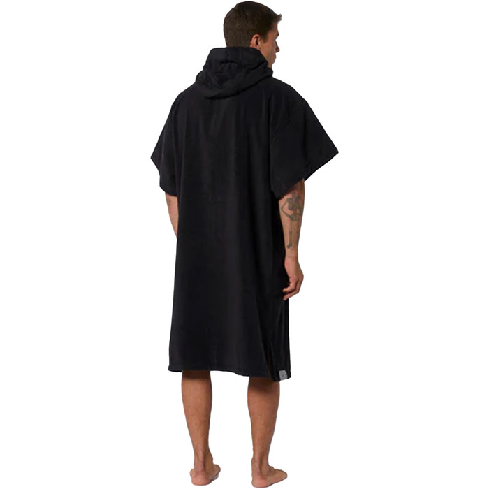 2023 Mystic Velour Wechseln Robe / Poncho 35018.21013 - Black